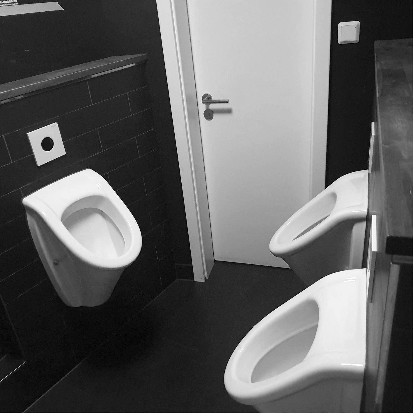 Toiletten werden hauptsächlich zum Urinieren aufgesucht. Urinale sind daher die perfekte Lösung.