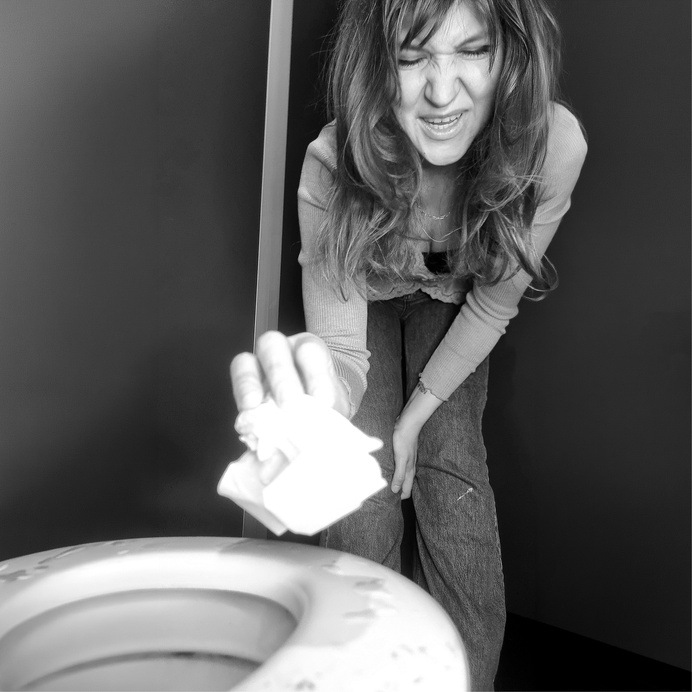 Aus hygienischen Gründen setzten sich ca 80% nicht direkt auf eine öffentliche Klobrille...