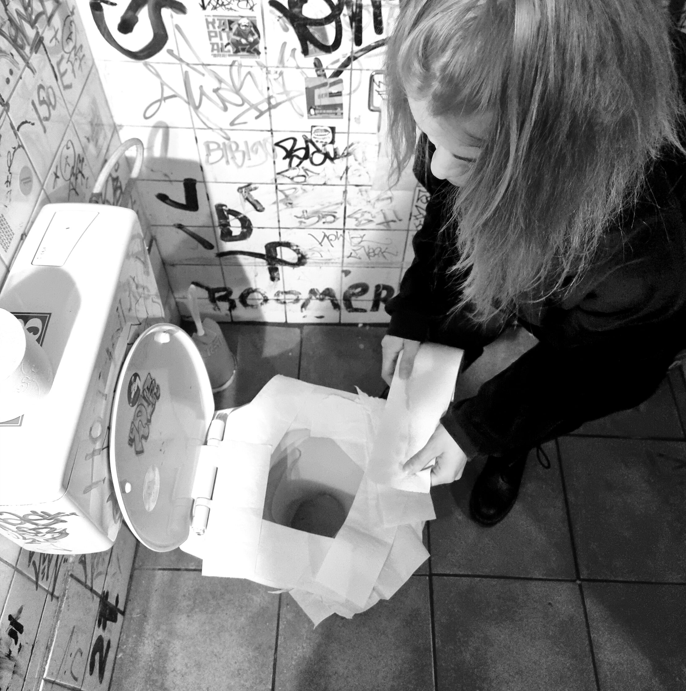 Brille abdecken - sw